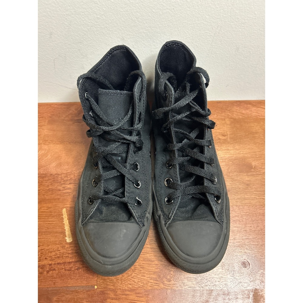 Converse All Black Chuck Taylor High Top Sneakers Womens 7.5 Mens 5.5